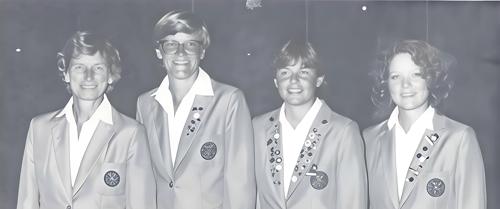 Barbro Montgomery, Viveca Hoff, Anna Oxenstierna, Liselotte Neumann